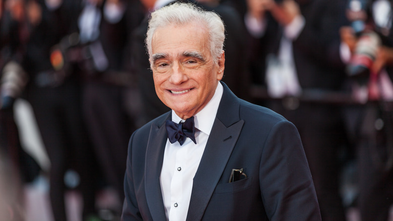 Martin Scorsese smiles