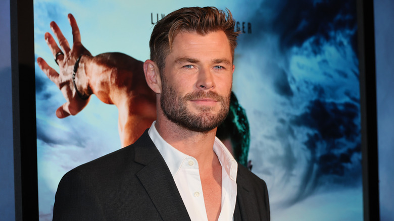 Chris Hemsworth smiling