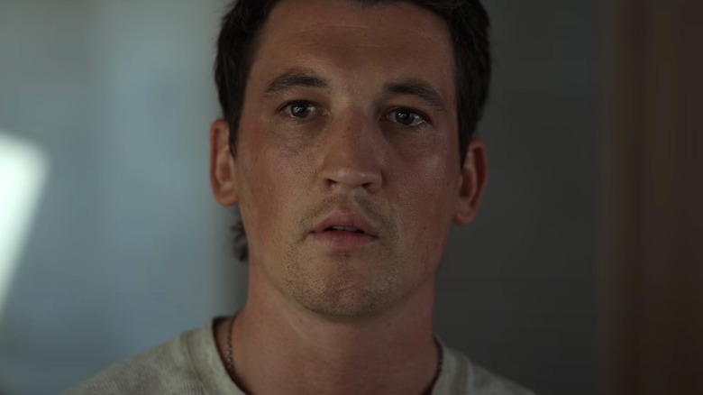 Miles Teller looking concerned