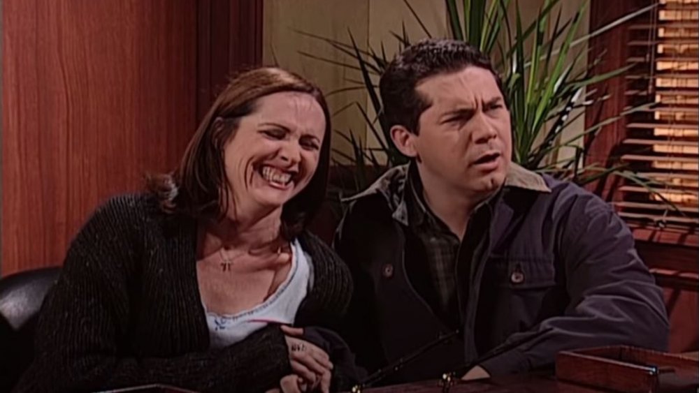 Molly Shannon and Chris Parnell on Saturday Night Live