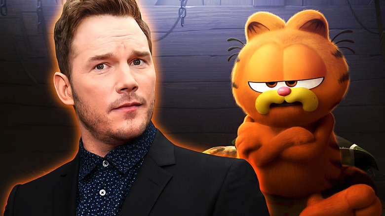 Chris Pratt and Garfield