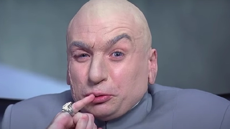 Dr. Evil making goofy face