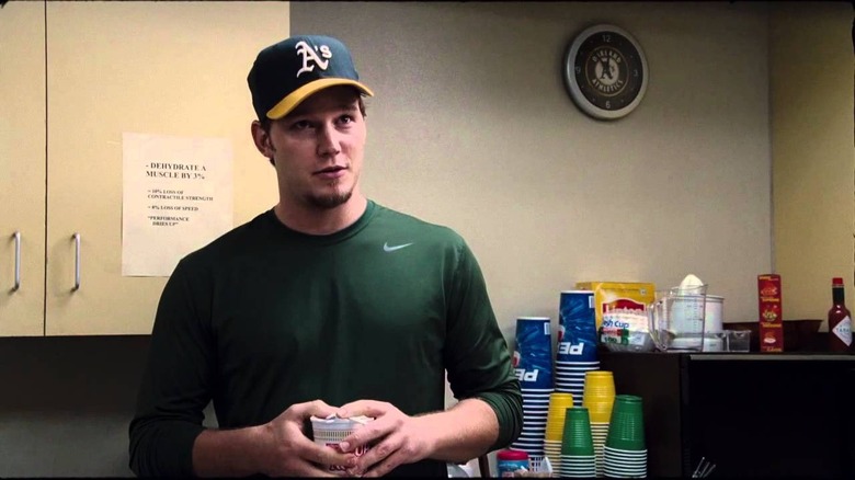 Chris Pratt in Moneyball