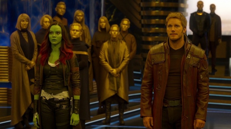 Gamora and Star-Lord together