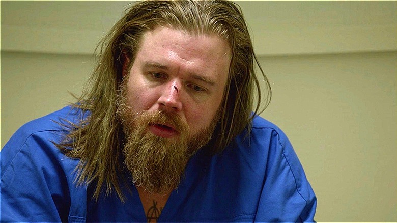 Opie in a jail cell