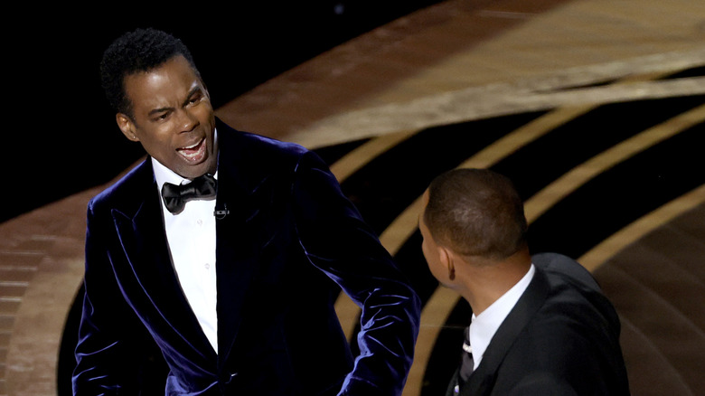 Will Smith confronts Chris Rock