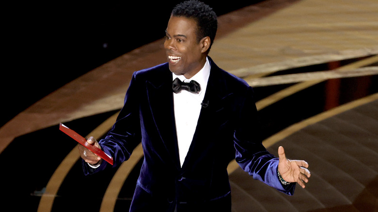 Chris Rock presenting at the Oscars