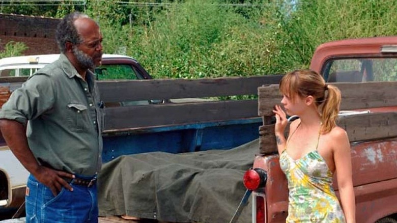 Christina Ricci and Samuel L. Jackson talking