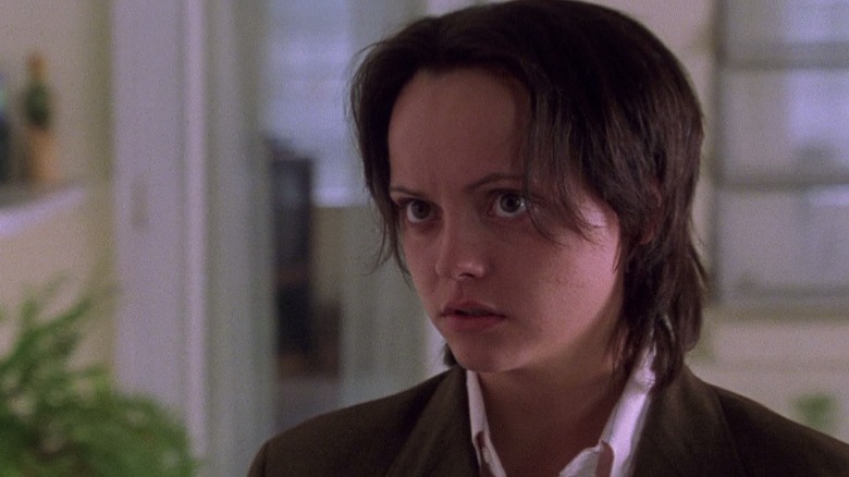 Christina Ricci looking concerned