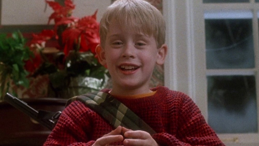 Macaulay Culkin as Kevin in Home Alone