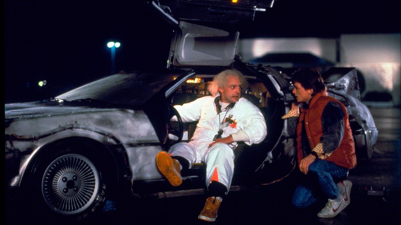 Christopher Lloyd and Michael J. Fox in "Back to the Future"