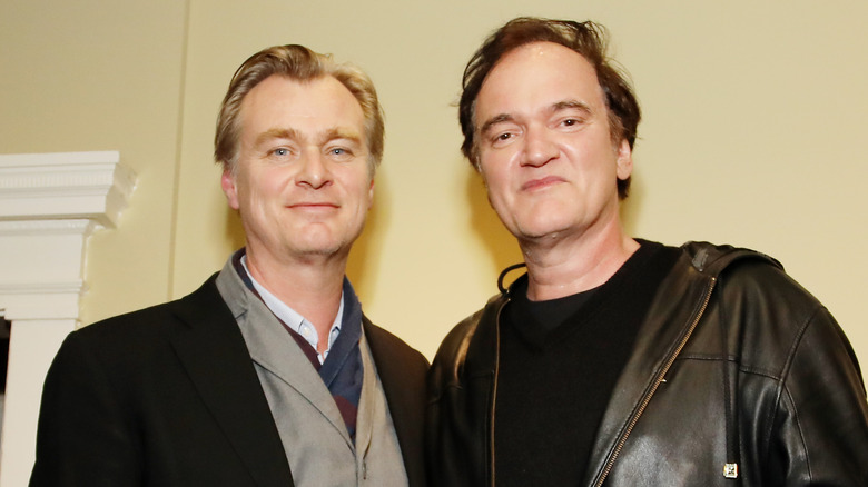 Christopher Nolan and Quentin Tarantino smiling