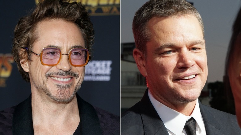 Robert Downey Jr. and Matt Damon