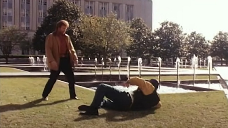 Walker Texas Ranger pilot fight