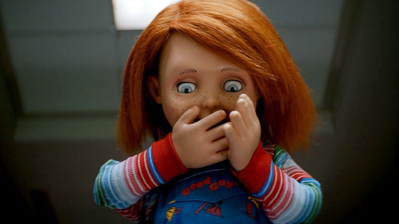 Chucky covering his mouth