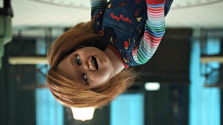 Chucky Taunting Upside-Down