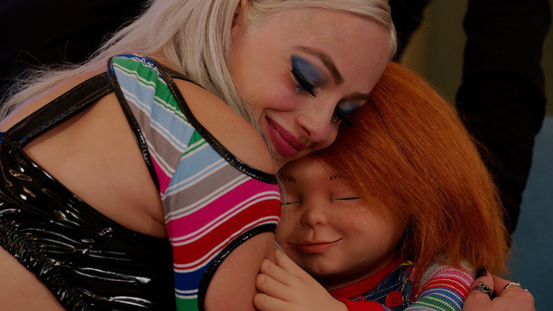 Chucky and Liv Morgan hugging