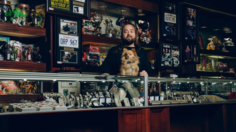 Chumlee with his dog