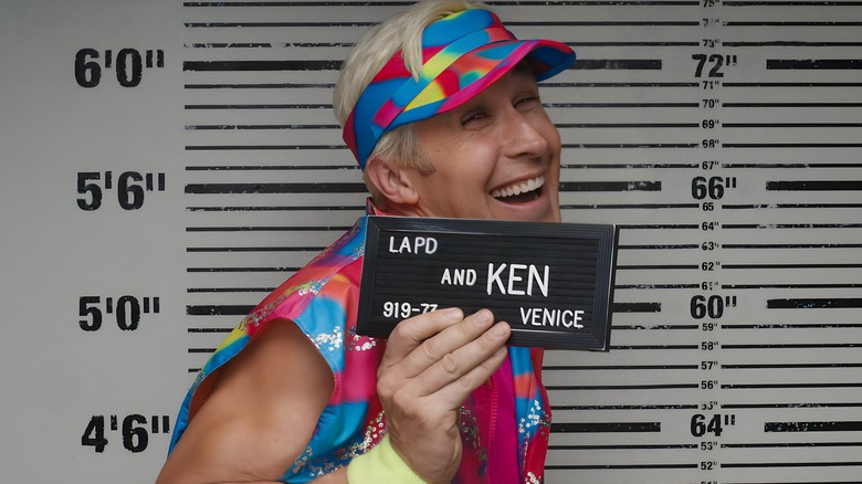 Ken getting his mugshot taken