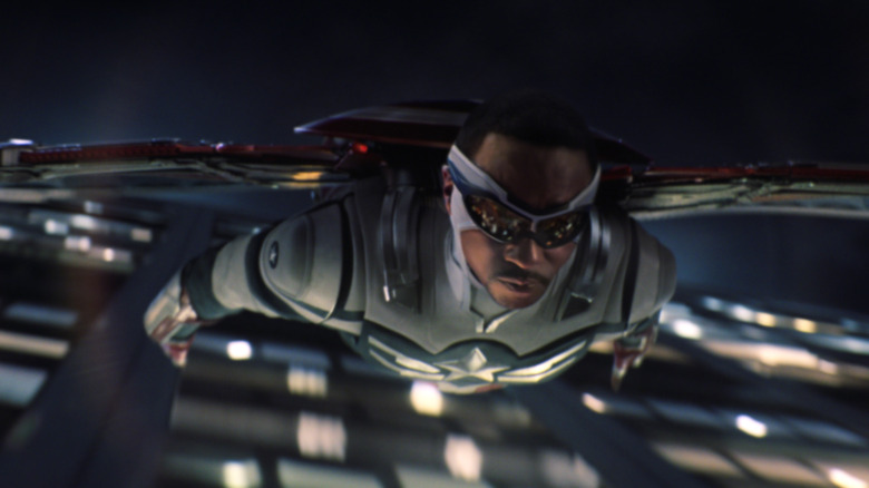 Sam Wilson flying