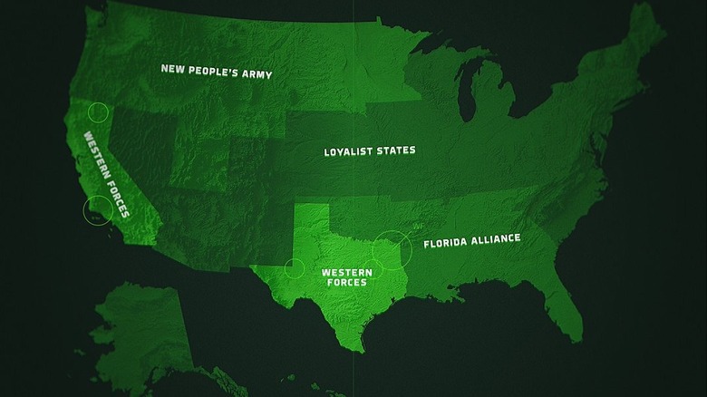 Civil War map