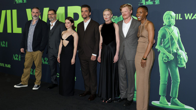 Civil War cast at premiere