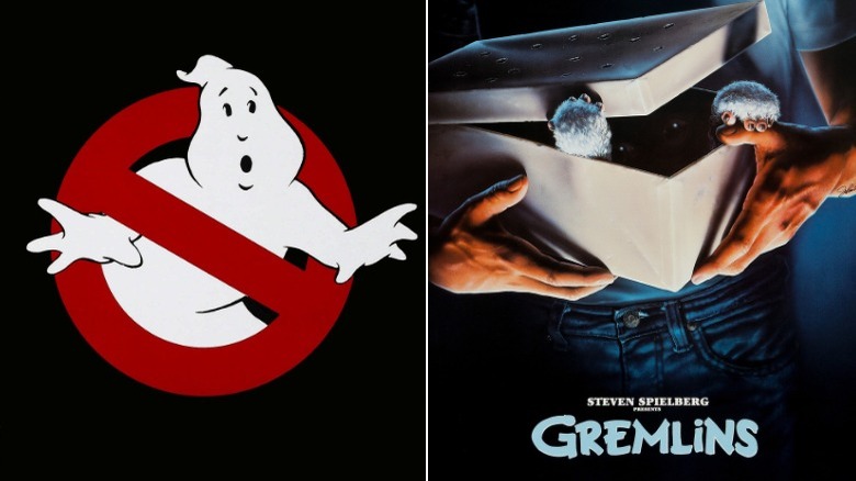 Posters for Ghostbusters and Gremlins