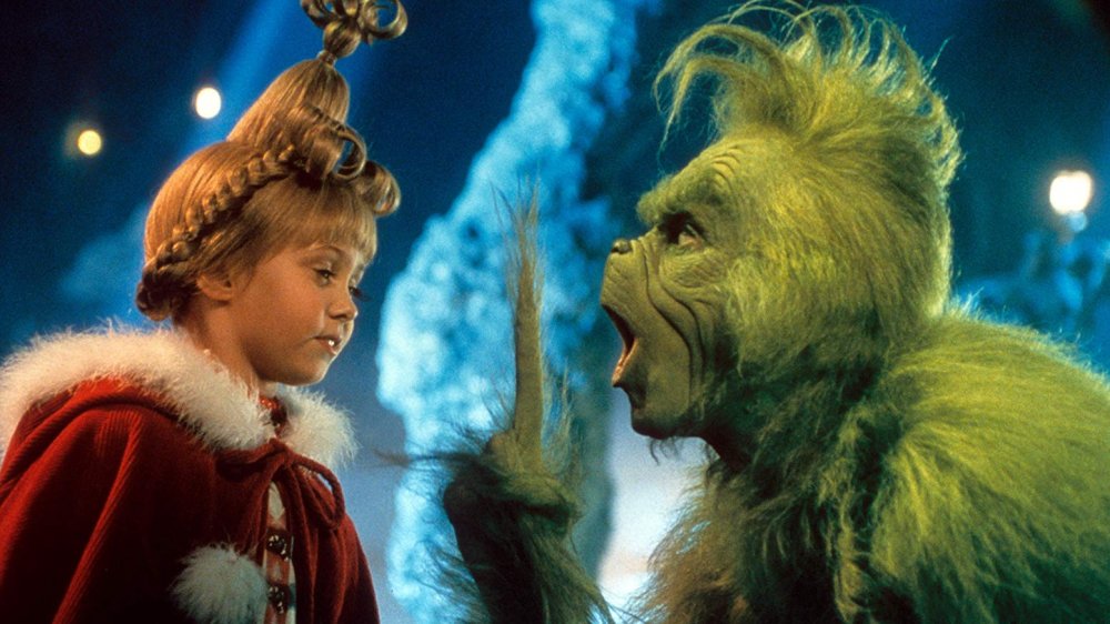 Jim Carrey in How the Grinch Stole Christmas