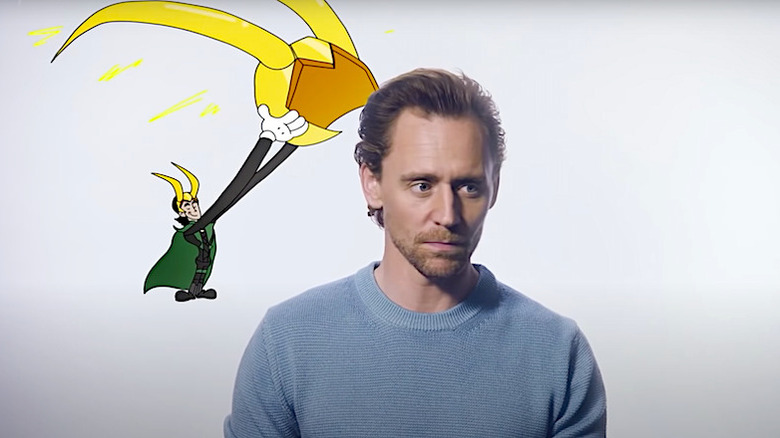 Classic Disney Loki and Tom Hiddleston