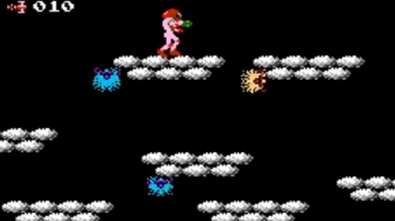 Samus in the original Metroid