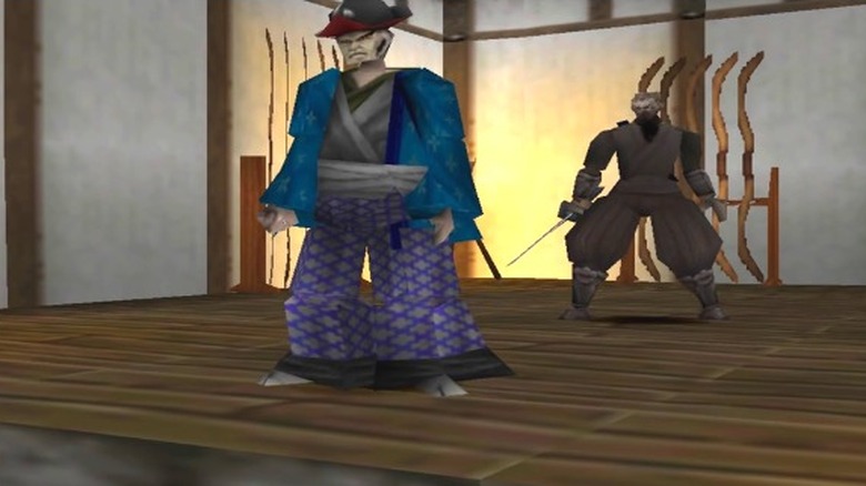 Rikimaru confronting corrupt politician