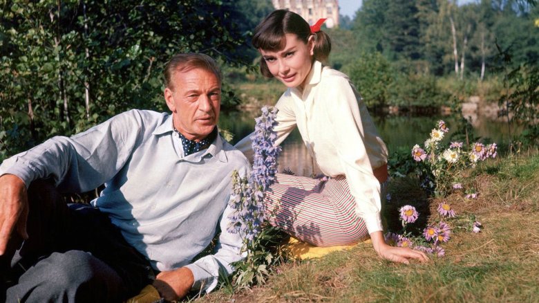Gary Cooper and Audrey Hepburn in Love in the Afternoon