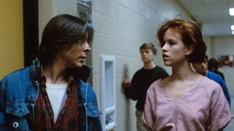 Judd Nelson and Molly Ringwald in The Breakfast Club