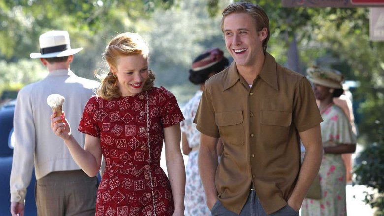 Rachel McAdams and Ryan Gosling in The Notebook