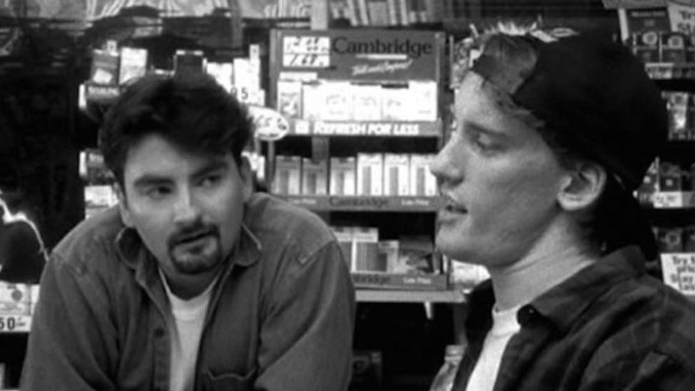 Jeff Anderson and Brian O'Halloran in Clerks