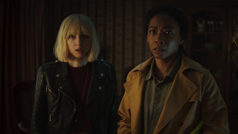 Zoe Kazan and Betty Gabriel in Clickbait