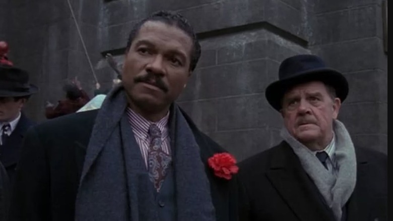 Billy Dee Williams frowns