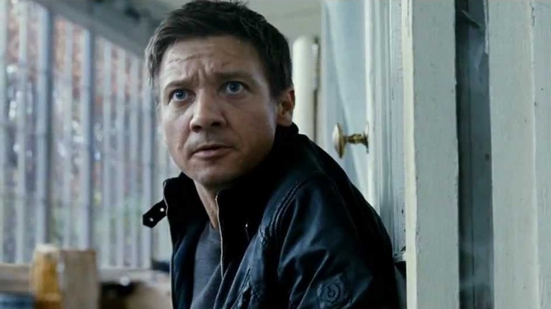 Jeremy Renner freaking out