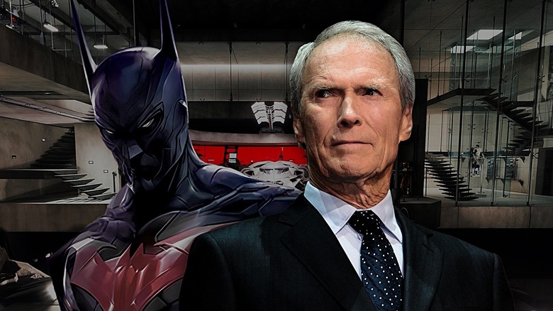 Clint Eastwood Batman beyond collage