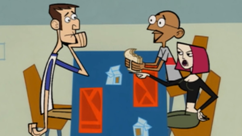 Clone High cafeteria lunch table