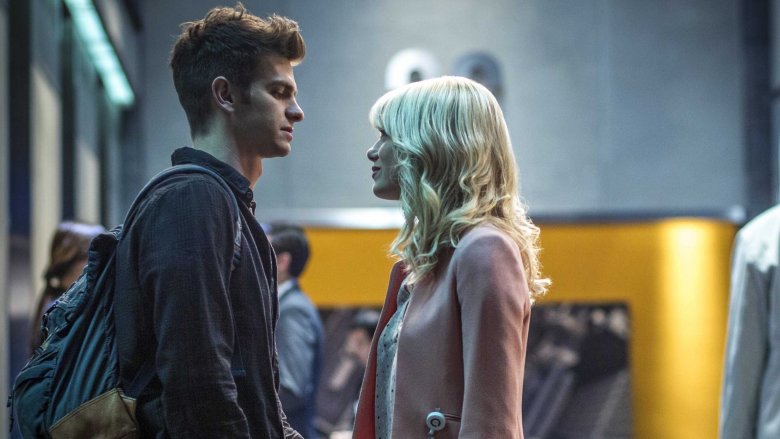 Emma Stone and Andrew Garfield in The Amazing Spider-Man 2