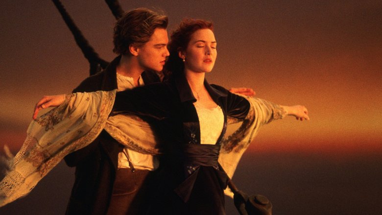 Kate Winslet and Leonardo DiCaprio in Titanic