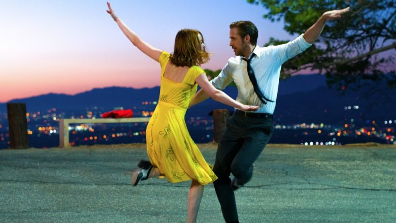 Ryan Gosling and Emma Stone in La La Land