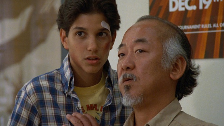 Daniel and Miyagi visit Cobra Kai