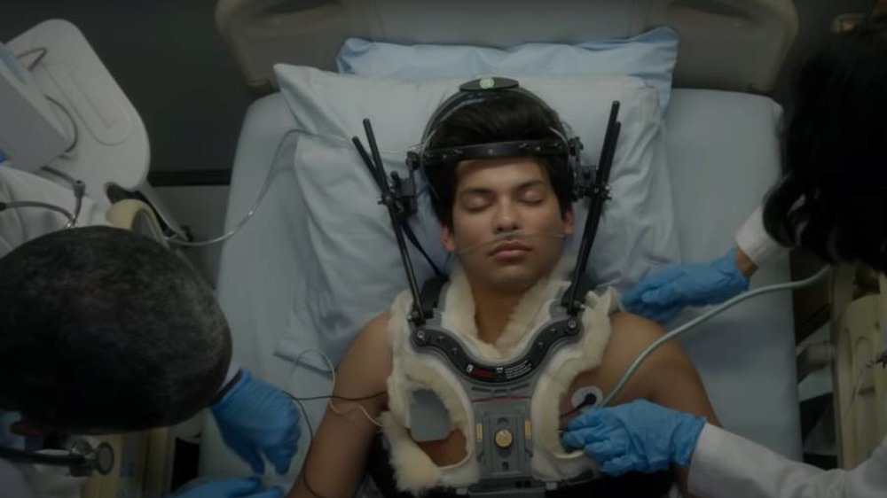 Xolo Maridueña as Miguel on Cobra Kai Season 3 