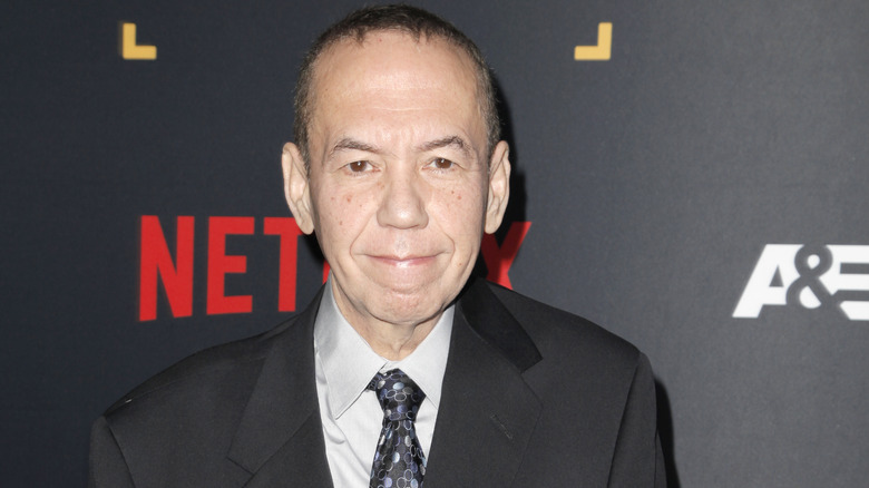 Gilbert Gottfried wearing a suit