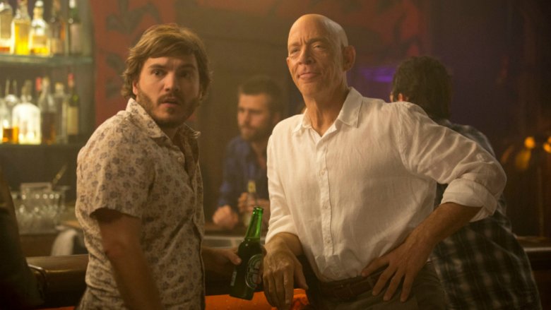 Emile Hirsch and J.K. Simmons in All Nighter