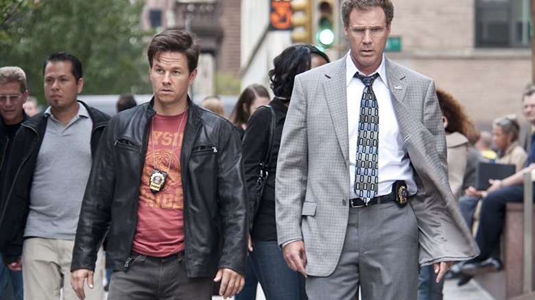 Mark Wahlberg and Will Ferrell on a stroll