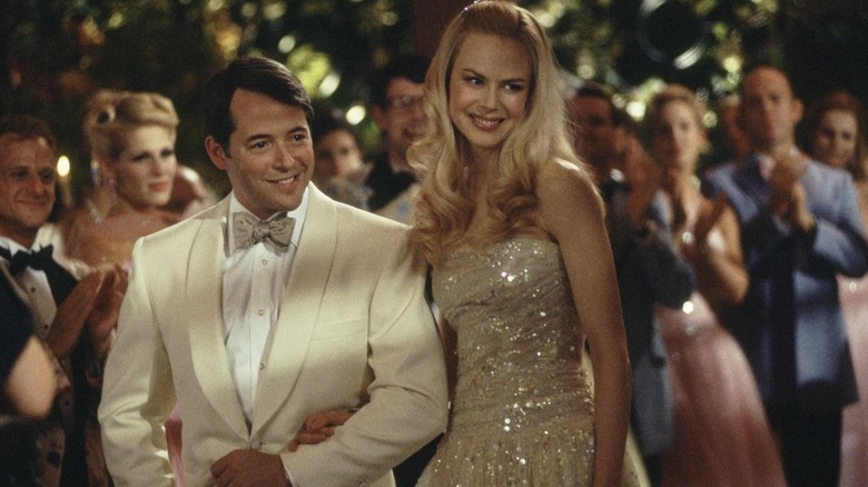 Matthew Broderick and Nicole Kidman partying