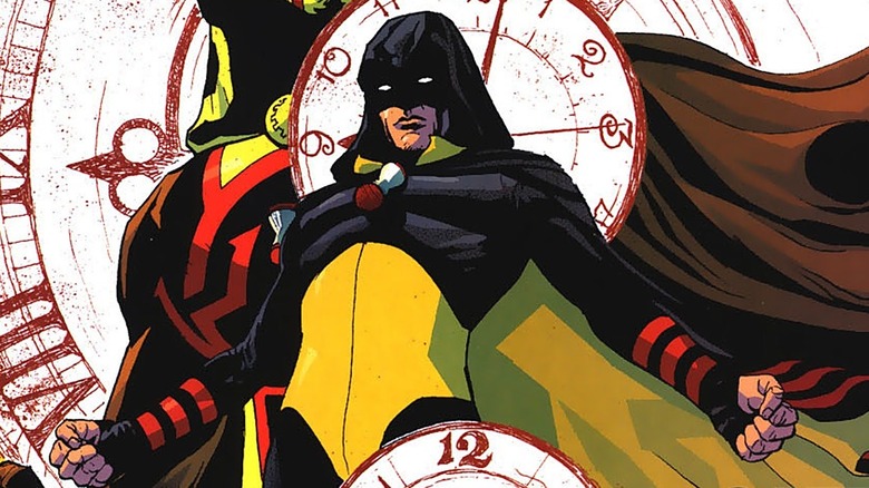 Hourman emerges from timestream